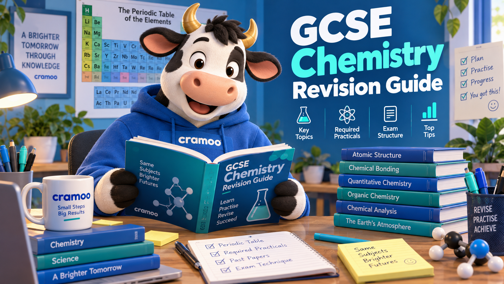 GCSE Chemistry Revision Guide — Cramoo revision guide illustration