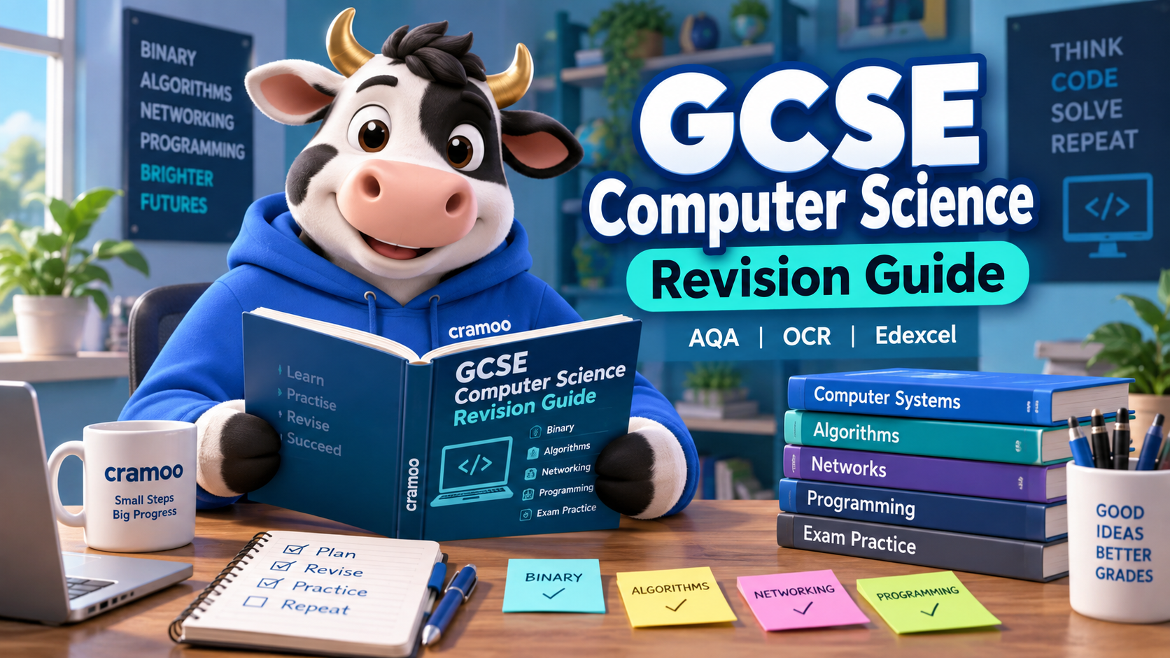 GCSE Computer Science Revision Guide — Cramoo revision guide illustration