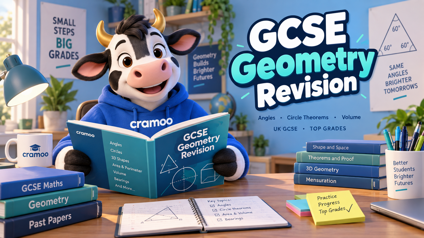 GCSE Geometry Revision — Cramoo revision guide illustration