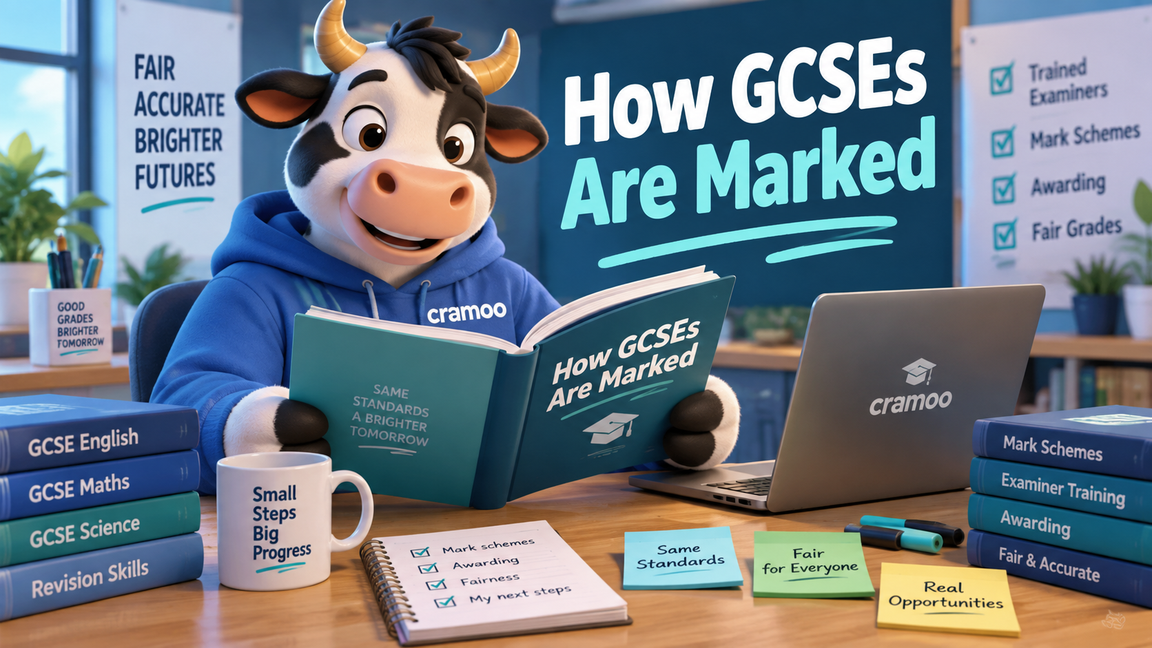 How GCSEs Are Marked — Cramoo revision guide illustration