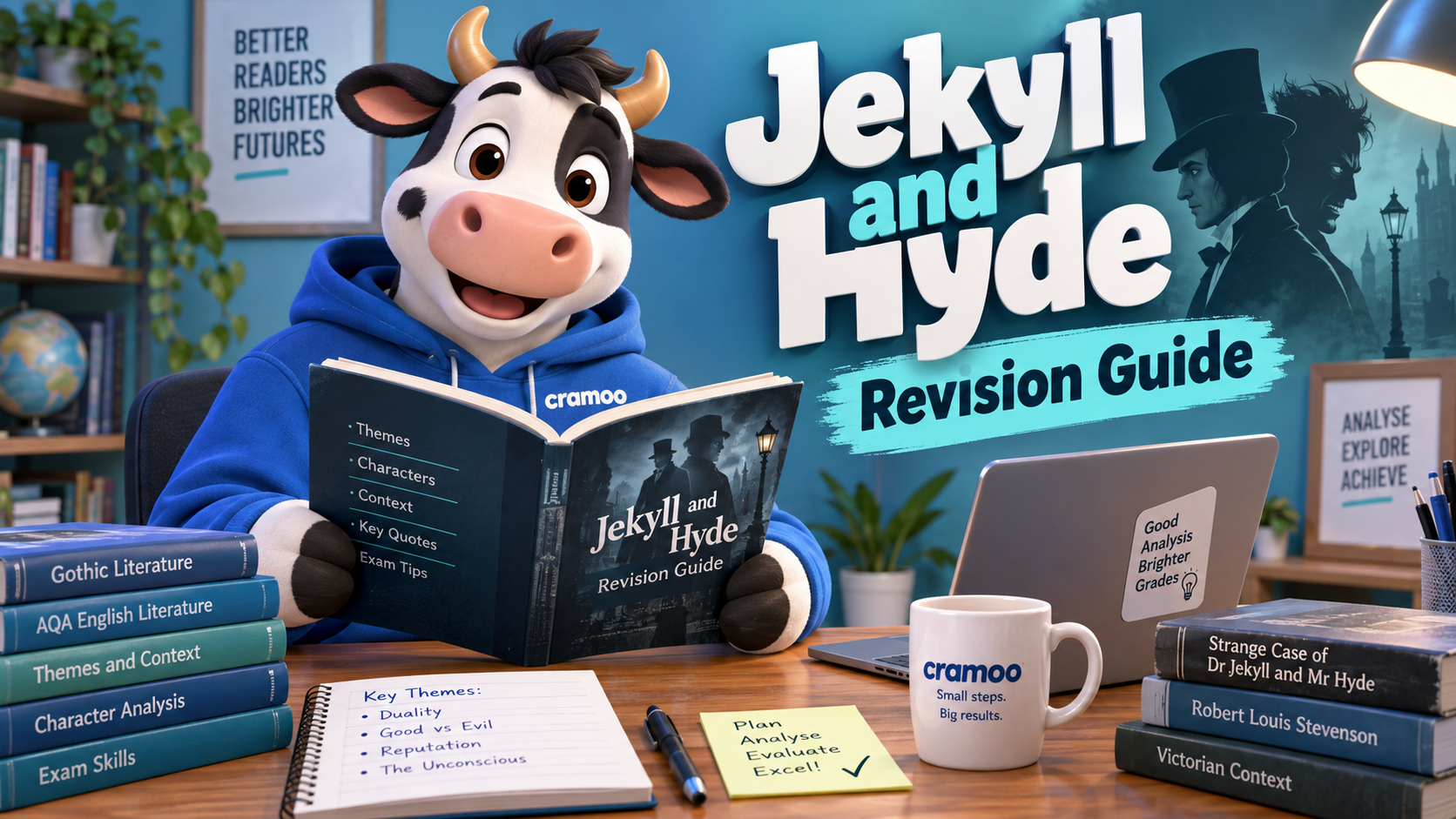 Jekyll and Hyde Revision Guide — Cramoo revision guide illustration