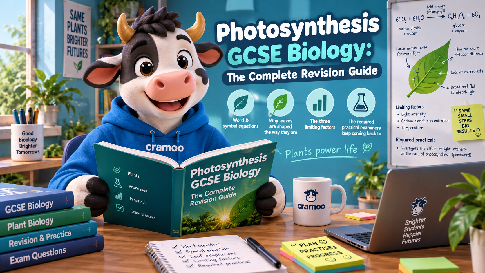 Photosynthesis GCSE Biology: The Complete Revision Guide — Cramoo revision guide illustration